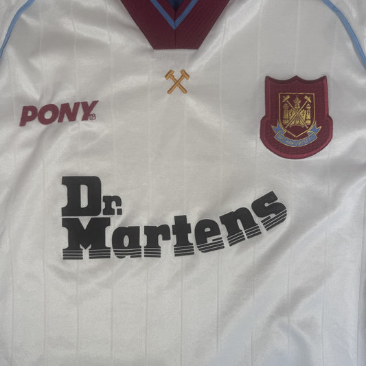 West Ham United 1998/1999 Away Football Shirt XL