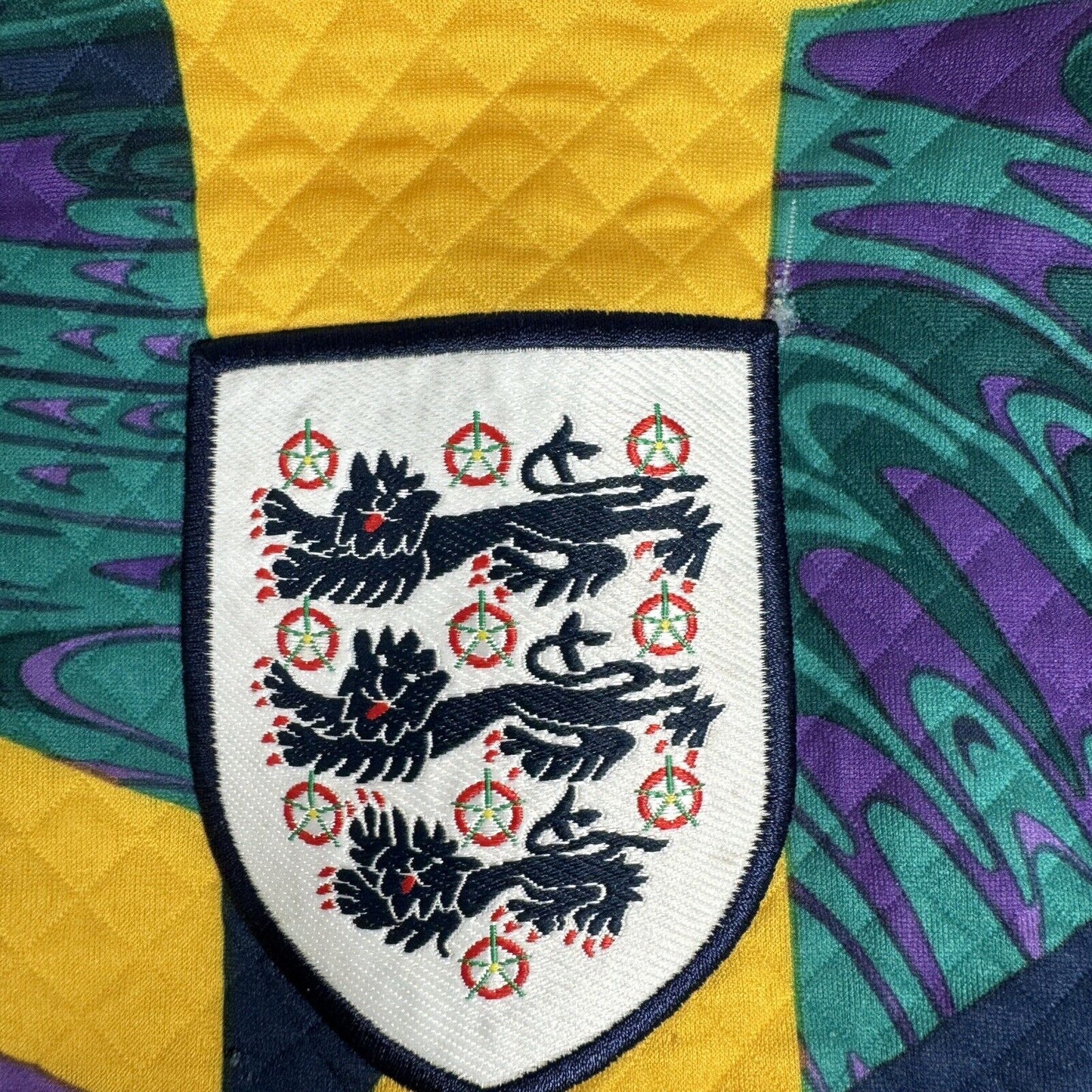 england euro 1996 1997 1998 goalkeeper football shirt medium5