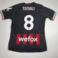 matchworn tonali 8 ac milan 2022 2023 home football shirt boxed 22