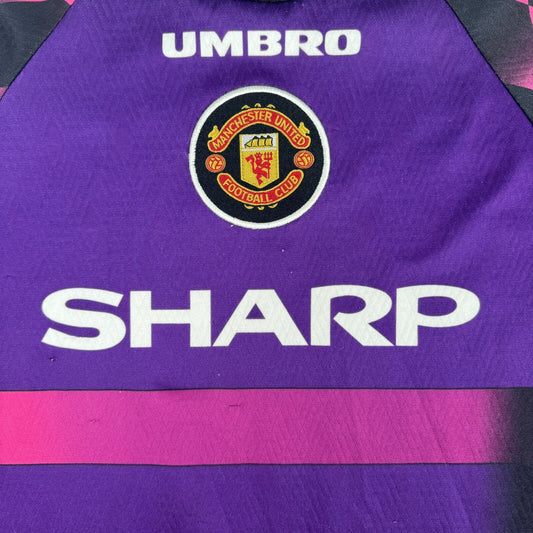 manchester united 1996 1997 goalkeeper football shirt men s medium1