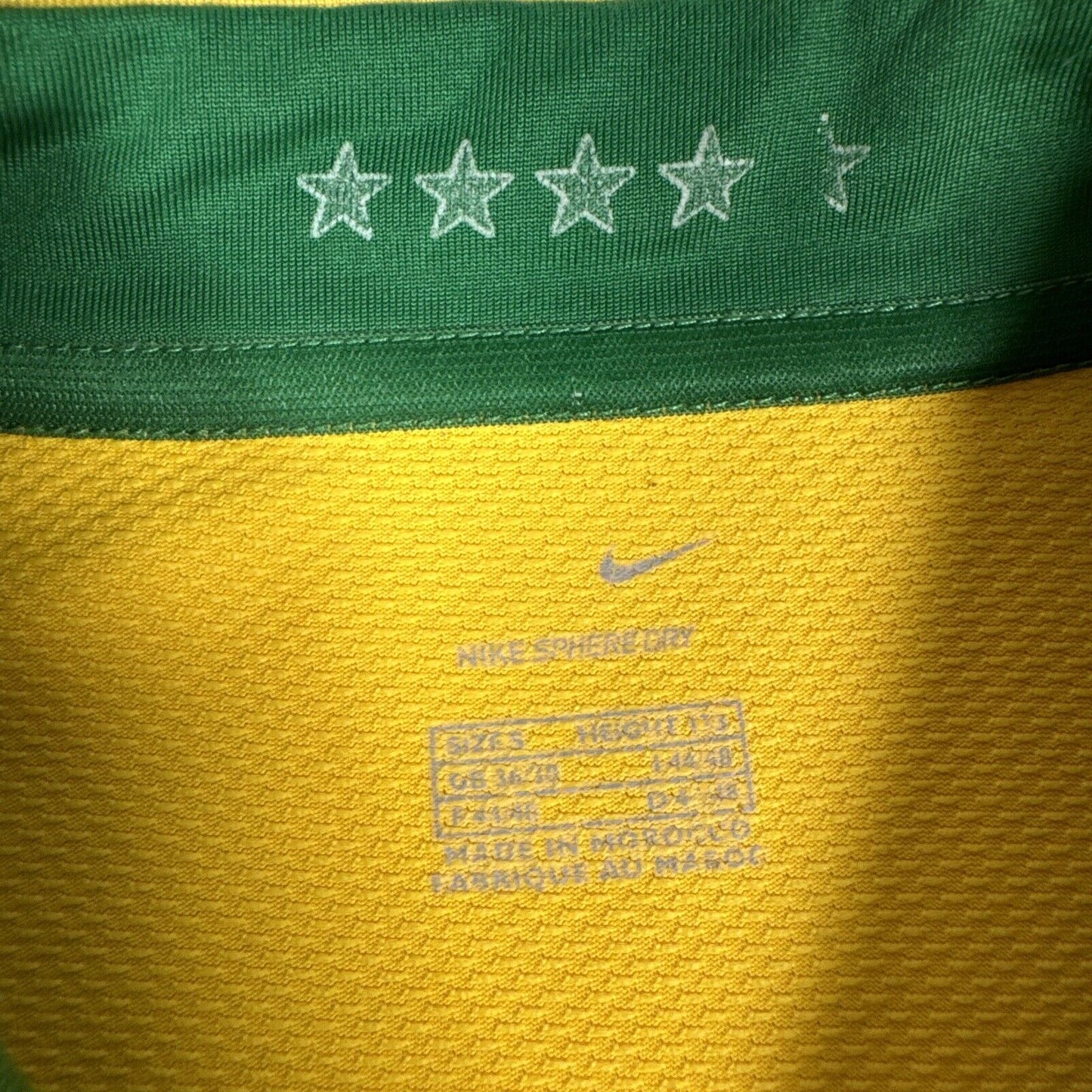 brazil 2006 2007 2008 home football shirt men s small4
