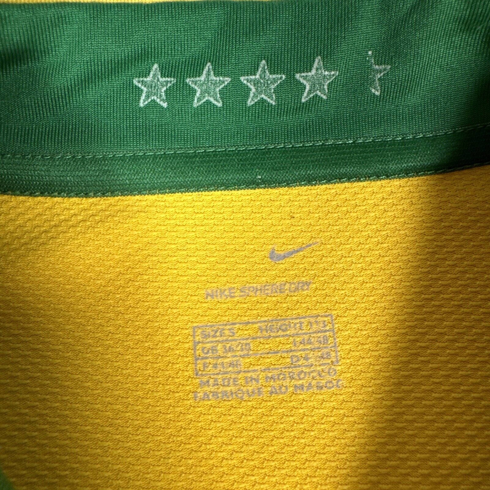 brazil 2006 2007 2008 home football shirt men s small4