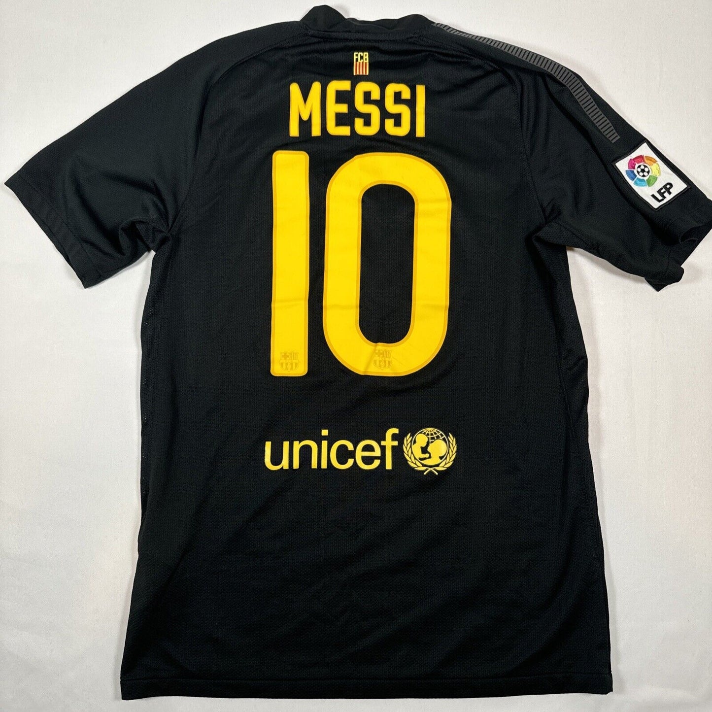 messi 10 barcelona 2011 2012 away football shirt men s small3