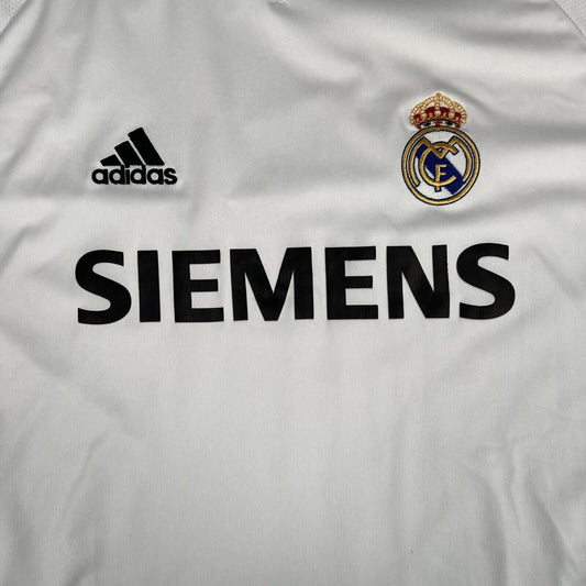 Real Madrid 2005/2006 Home Football Shirt  XL - Football Shirt Kingdom