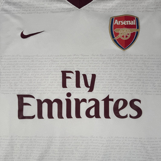 Arsenal 2007/2008/2009 Away Third Chapman Football Shirt  XL
