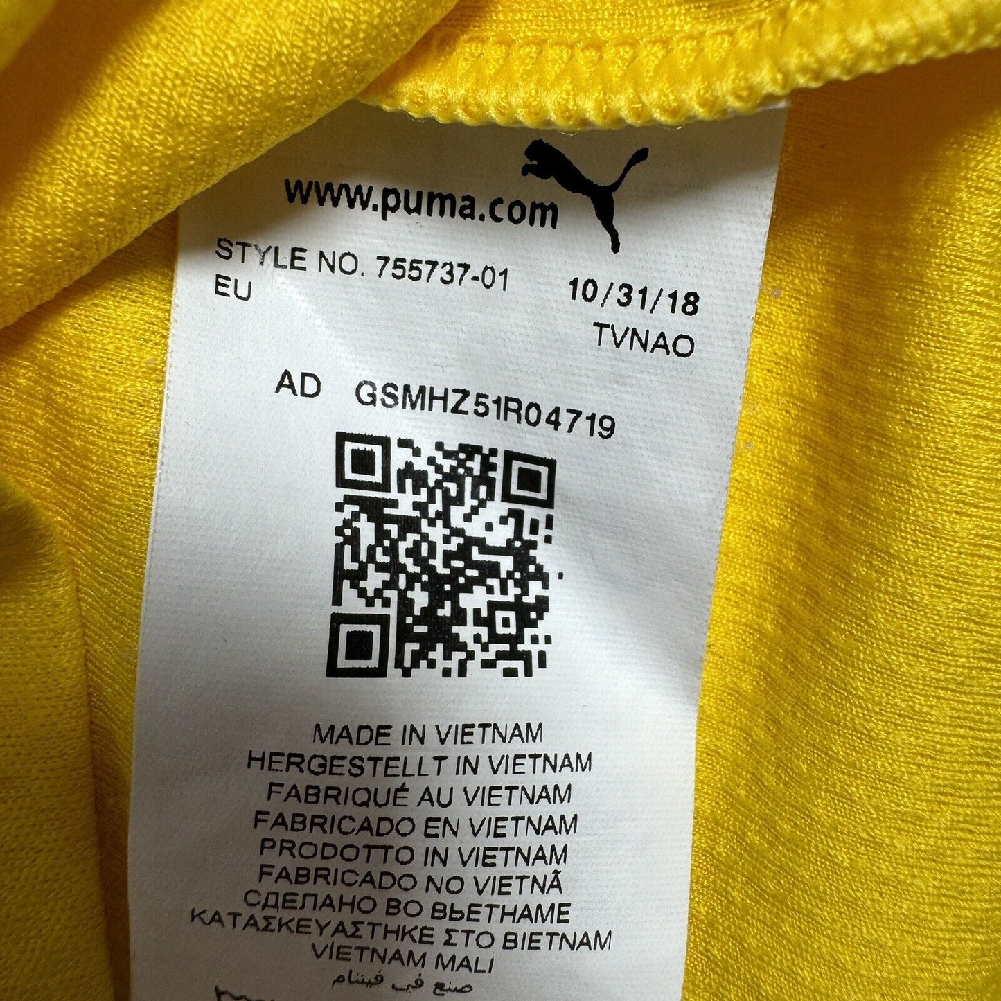 sancho 7 borussia dortmund 2019 2020 home football shirt small6