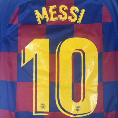 MESSI 10 Barcelona 2019/2020 Home Football Shirt  Small