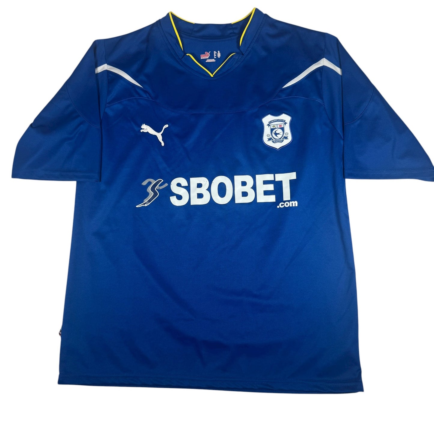 Cardiff City 2010/2011 Home Football Shirt  XL