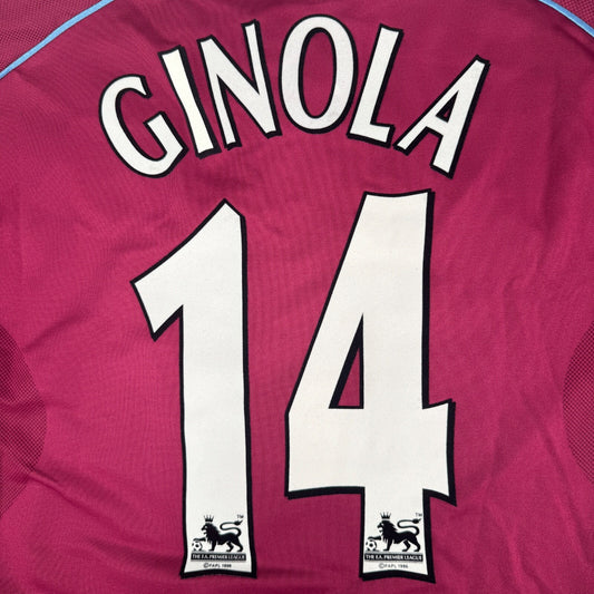 ginola 14 aston villa 2001 2002 home football shirt large1
