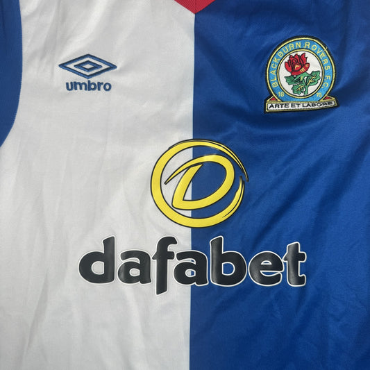 Blackburn Rovers 2016/2017 Home Football Shirt  Large