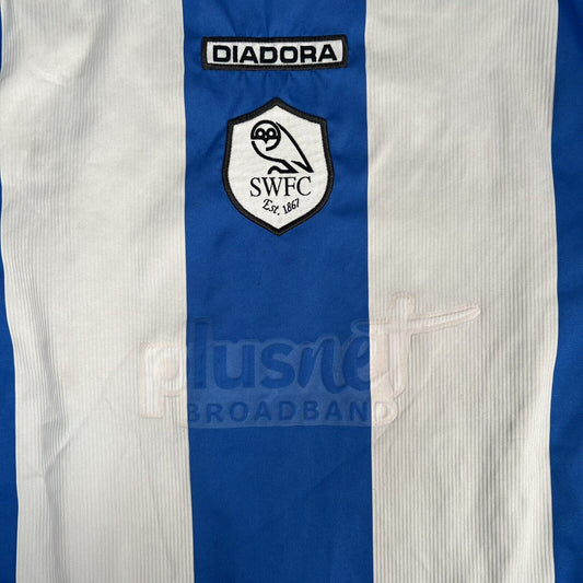 Sheffield Wednesday 2005/2006/2007 Home Football Shirt Men’s Medium - Football Shirt Kingdom