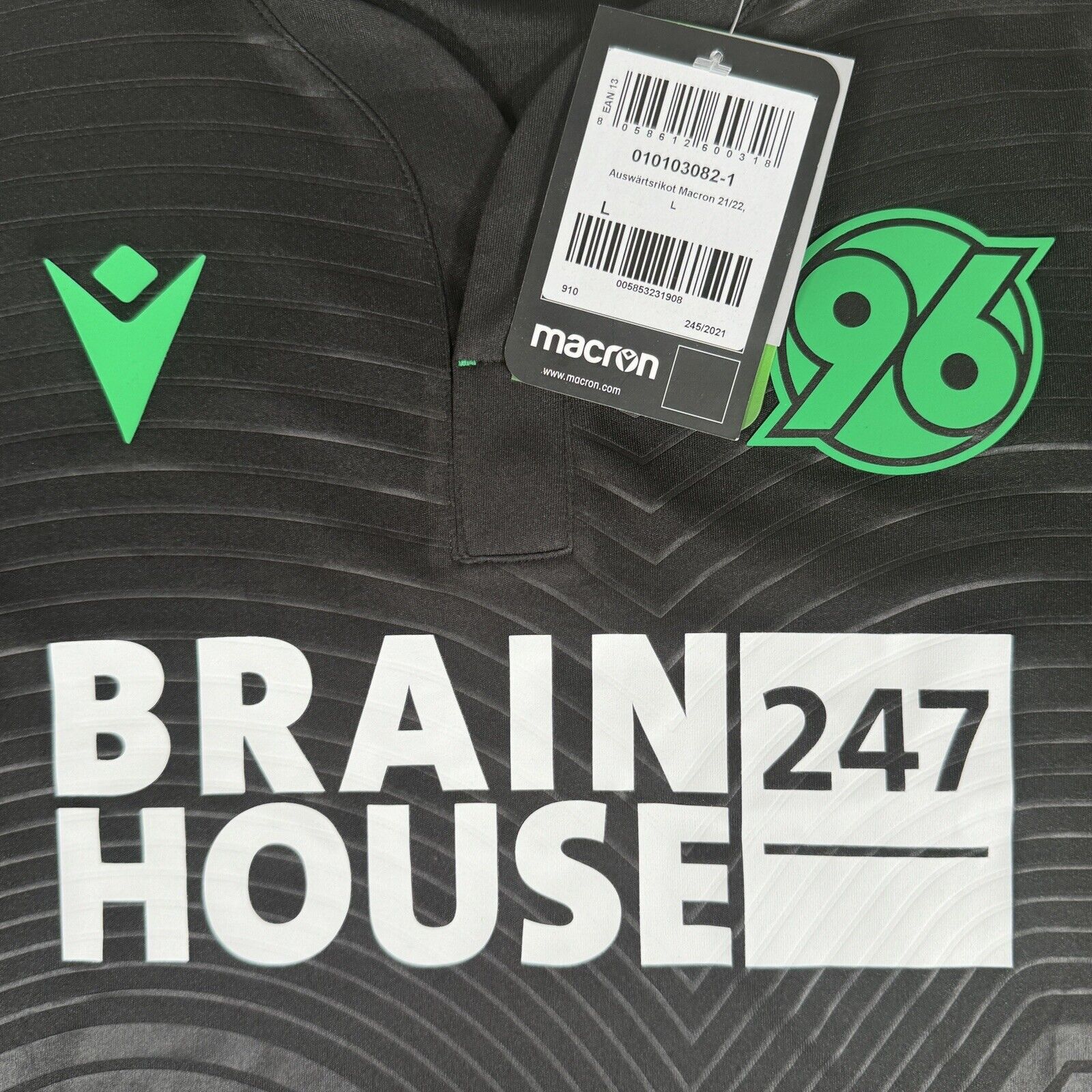 Hannover 96 2021/2022 Away Football Shirt  Large BNWT - Football Shirt Kingdom