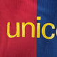 Barcelona 2007/2008 Home Football Shirt  Medium