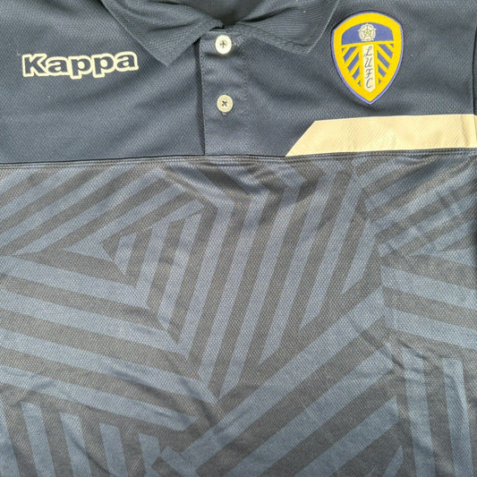 Leeds United 2015/2016 Training Polo Football Shirt Men’s Large - Football Shirt Kingdom