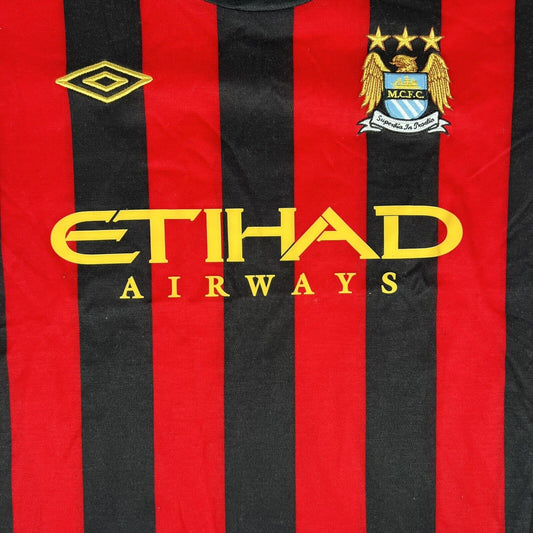 Manchester City 2011/2012 Away Football Shirt   Large - Football Shirt Kingdom