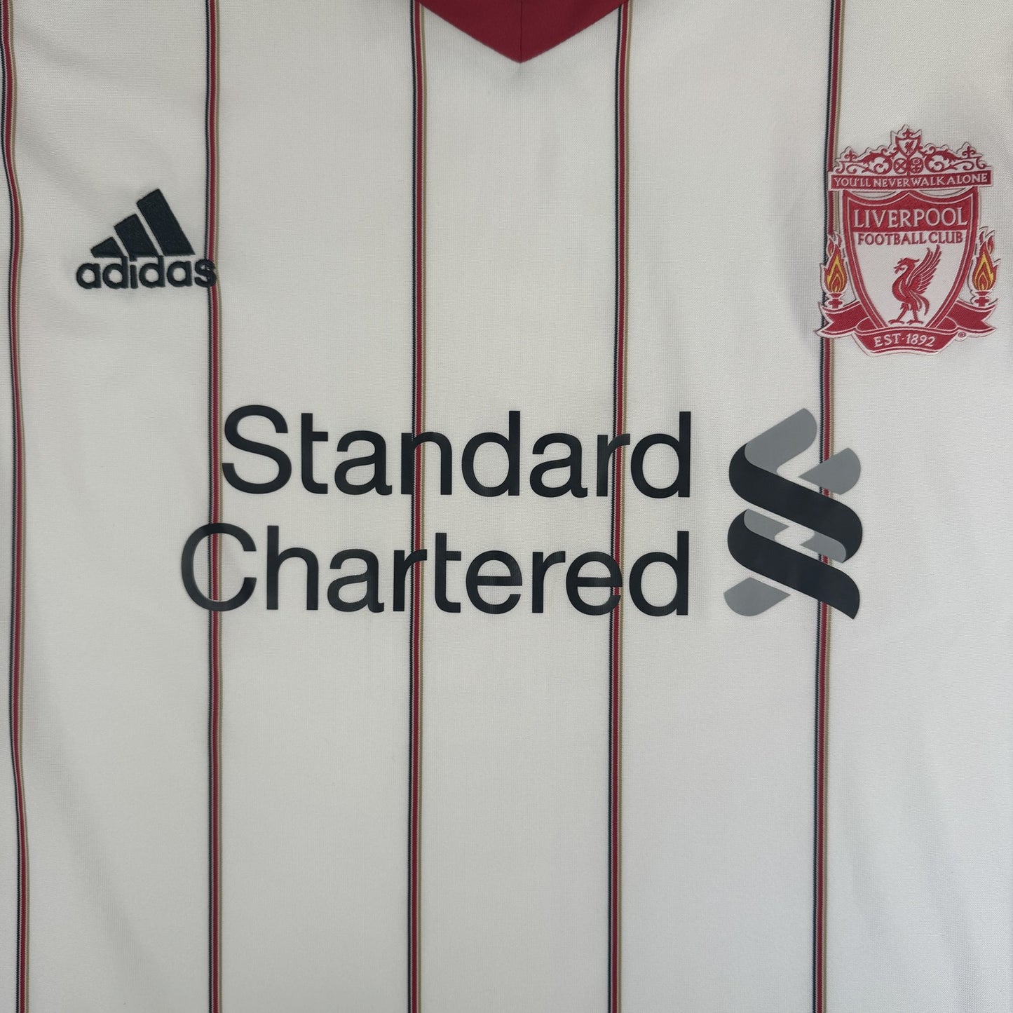 Liverpool 2010/2011 Away Long Sleeve Football Shirt  3XL XXXL