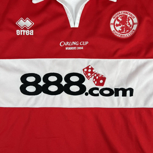 Middlesbrough 2004/2005 Carling Cup Home Football Shirt Men’s XXL - Football Shirt Kingdom