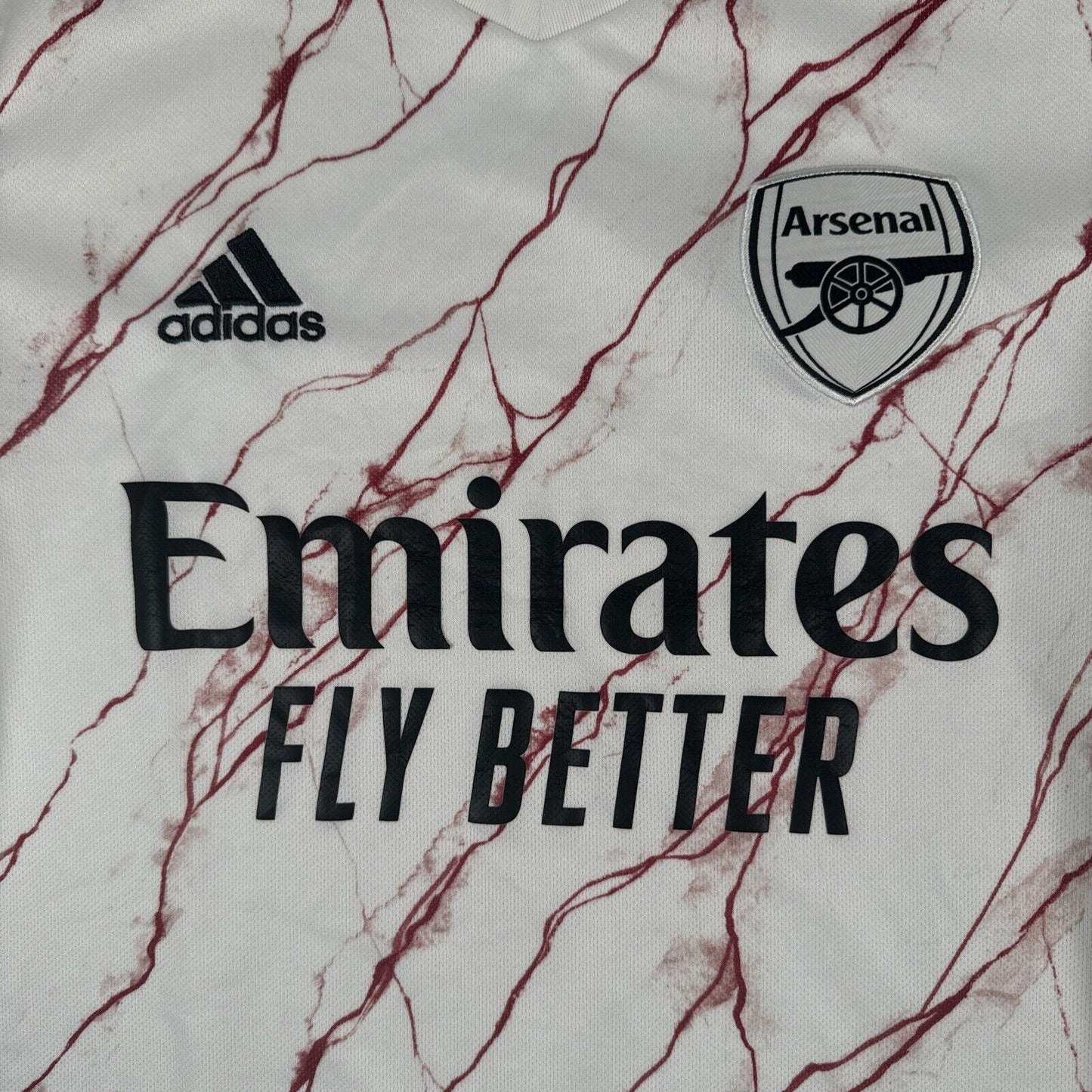 Arsenal 2020/2021 Away Football Shirt   Small - Football Shirt Kingdom