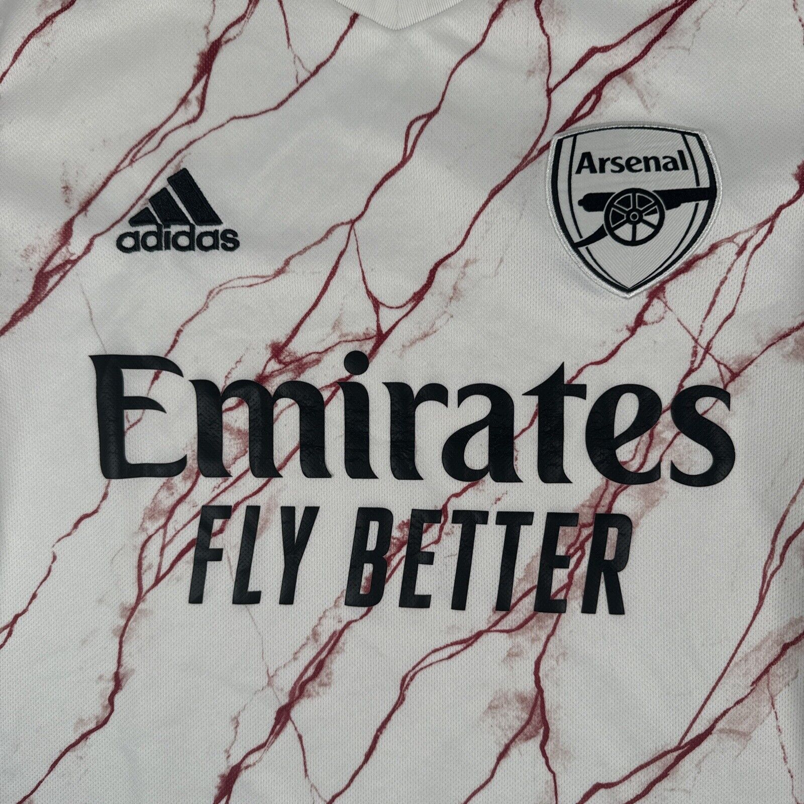 Arsenal 2020/2021 Away Football Shirt   Small - Football Shirt Kingdom