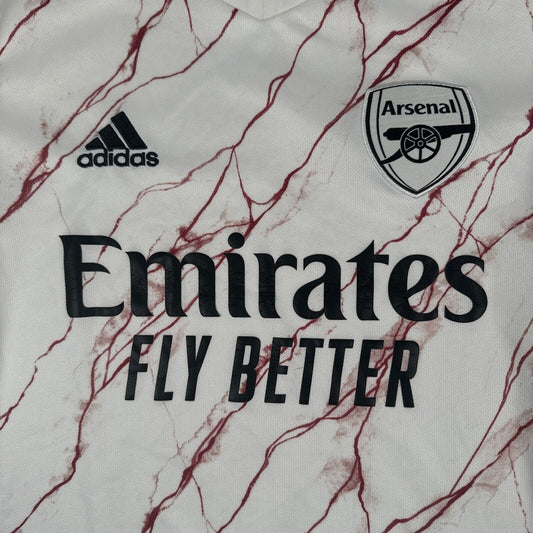 Arsenal 2020/2021 Away Football Shirt   Small - Football Shirt Kingdom