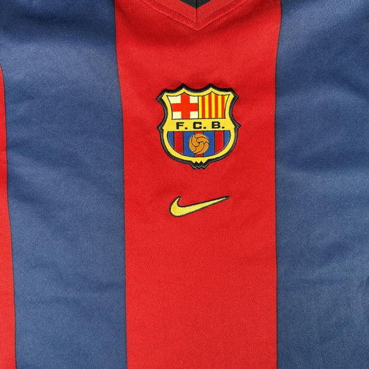 Barcelona 1998/1999 Home Football Shirt  Small - Football Shirt Kingdom