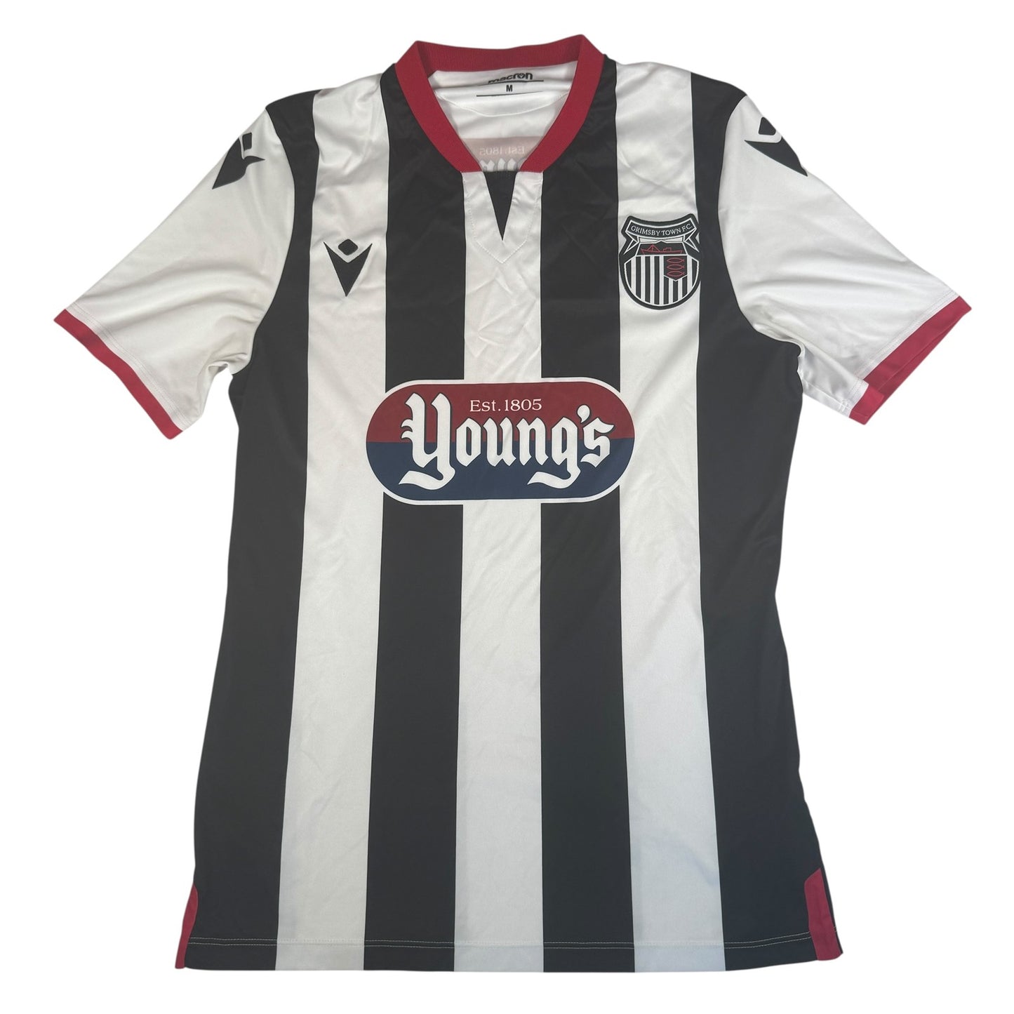 Grimsby Town 2021/2022 Home Football Shirt  Medium
