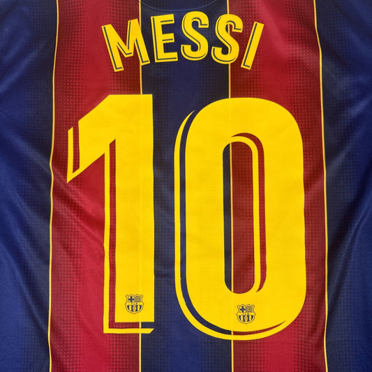 MESSI 10 Barcelona 2020/2021 Home Football Shirt   XL