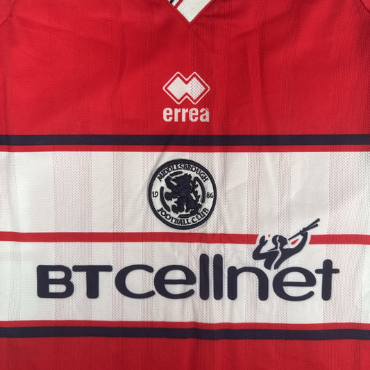 Middlesbrough 2000/2001 Home Football Shirt   2XL XXL