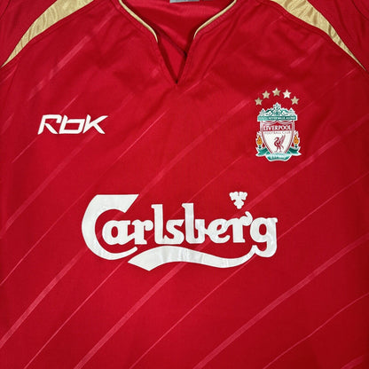 Liverpool 2005/2006 European Home Football Shirt  2XL XXL - Football Shirt Kingdom