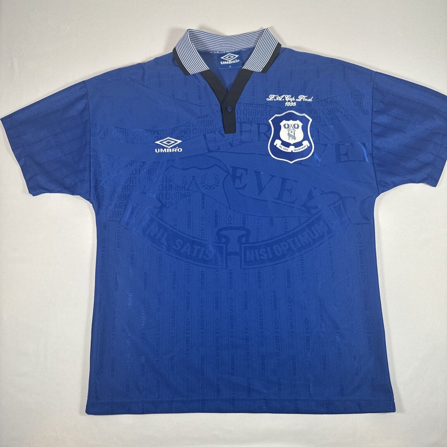 Everton 1995/1996 Home FA Cup Final Football Shirt  Medium