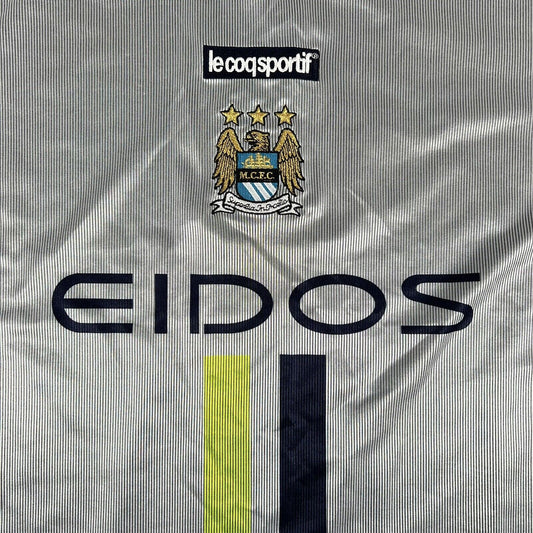 Manchester City 2000/2001/2002 Away Football Shirt  XL - Football Shirt Kingdom