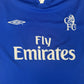 Chelsea 2001/2002/2003 Home Football Shirt  XL