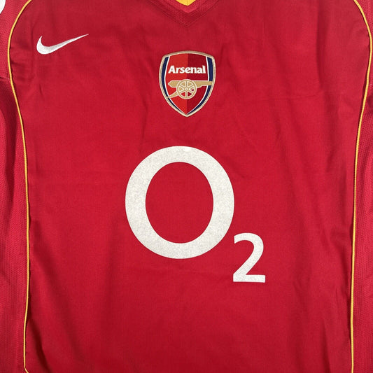 Arsenal 2004/2005 Home Football Shirt  Men’s XL - Football Shirt Kingdom