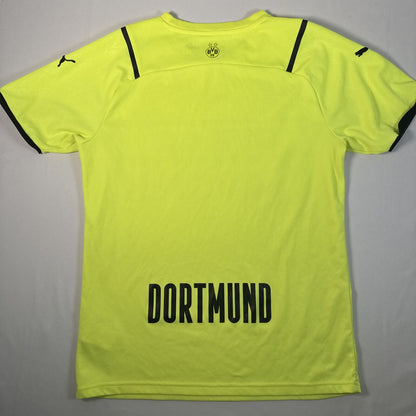 Borussia Dortmund 2021/2022 Cup Home Football Shirt Men’s Medium — full back view