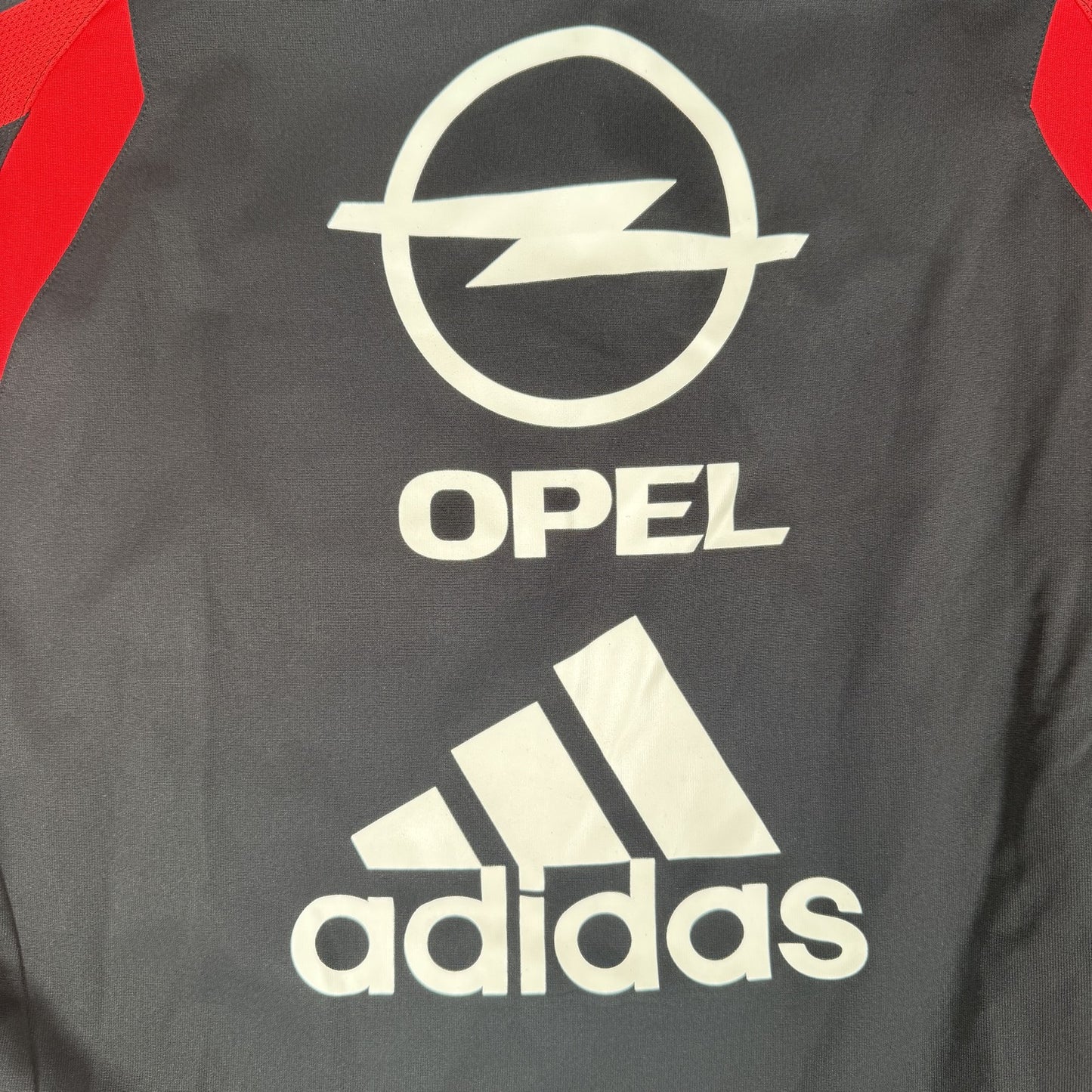 AC Milan 2004/2005 Adidas Long Sleeve 1/4 Zip Training Top Medium