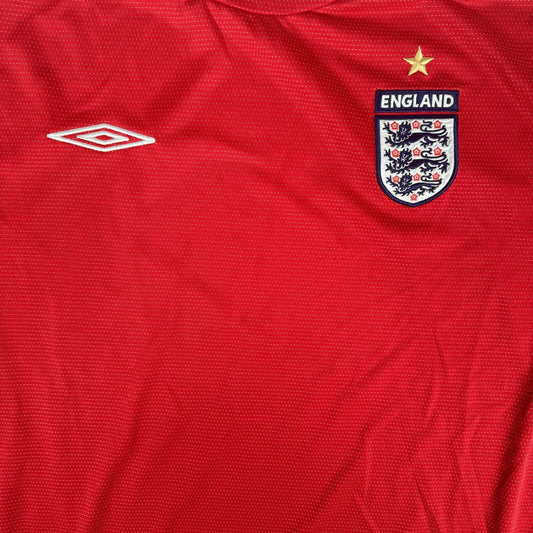 england 2004 2005 2006 away football shirt longe sleeve xl1