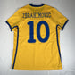 ibrahimovic 10 sweden 2010 2011 2012 home football shirt small 14