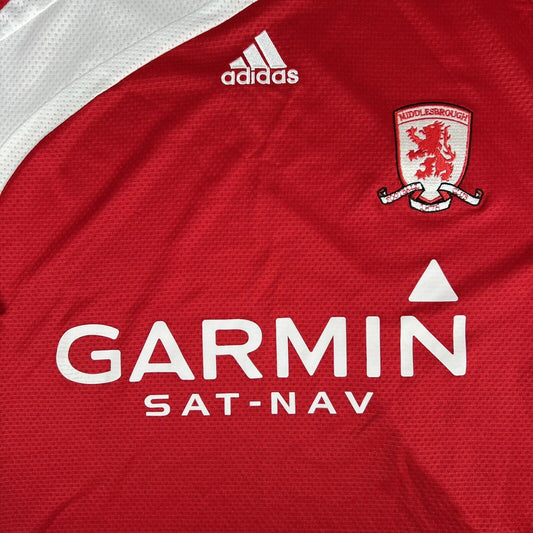 Middlesbrough 2009/2010 Home Football Shirt  Men’s XL - Football Shirt Kingdom