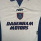 West Ham United 1996/1997 Away Football Shirt  Large
