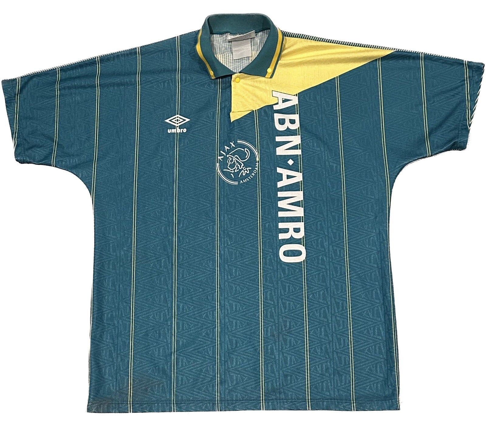 ajax 1991 1992 1993 away football shirt xl 22