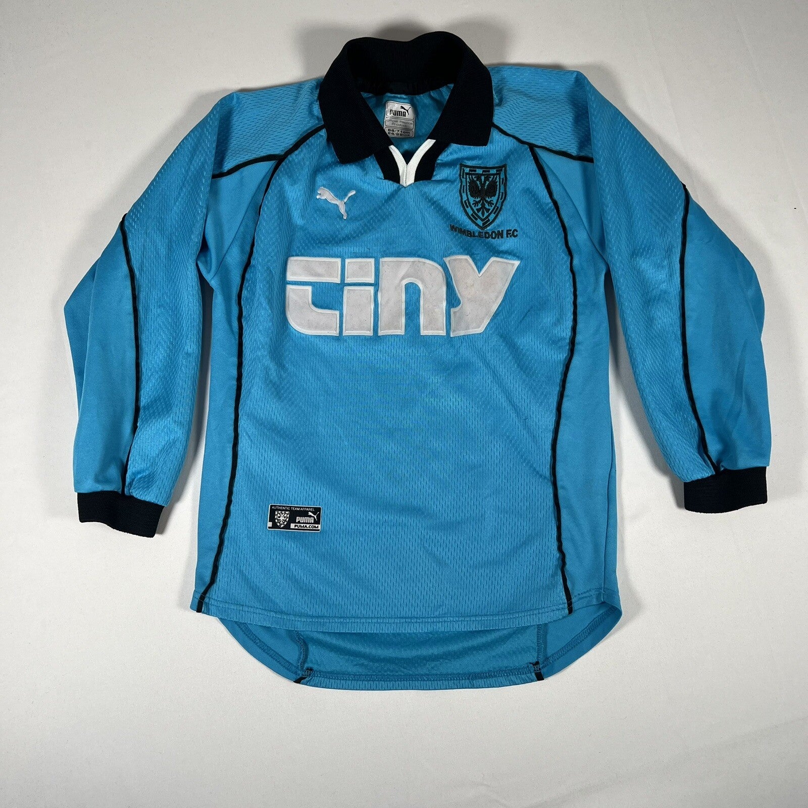 wimbledon 2000 2001 goalkeeper football shirt 26 28 childs 22
