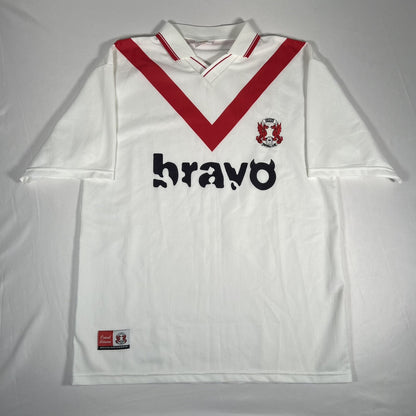 Leyton Orient 1999/2000 Home Football Shirt Men’s Medium — full front view