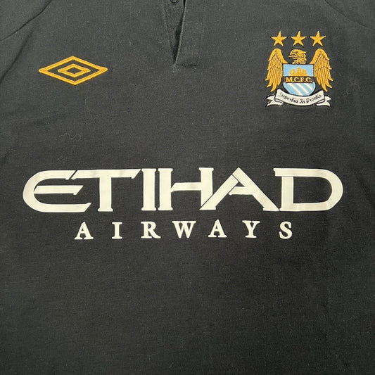 Manchester City 2009/2010 Away Football Shirt   Large - Football Shirt Kingdom