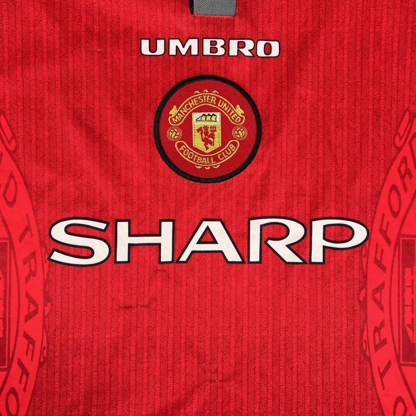 Manchester United 1996/1997/1998 Home Football Shirt  Medium - Football Shirt Kingdom