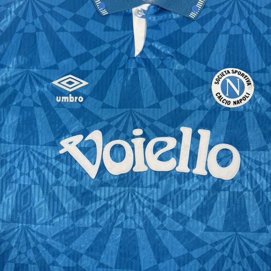 SSC Napoli 1991/1992/1993 Home Football Shirt  XL