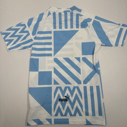 Manchester City 2022/2023 Pre Match Training Football Shirt Small — full back view