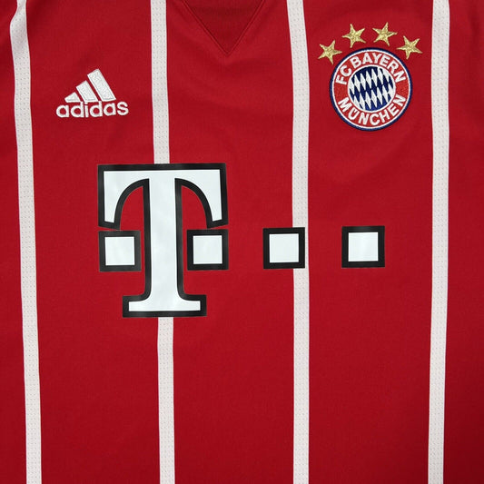 Bayern Munich 2017/2018 Home Football Shirt  Men’s Medium - Football Shirt Kingdom