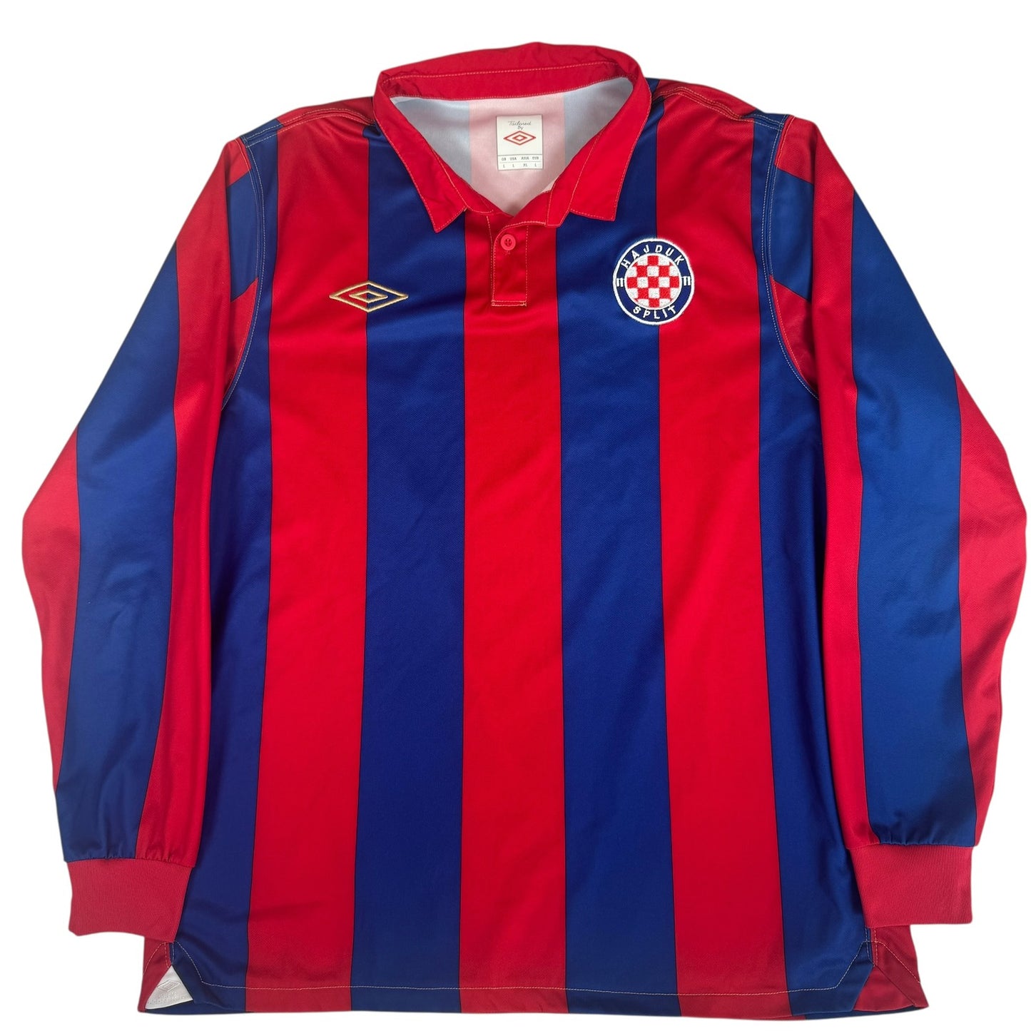 Hajduk Split 2011/2012 Away Long Sleeve Football Shirt  Medium