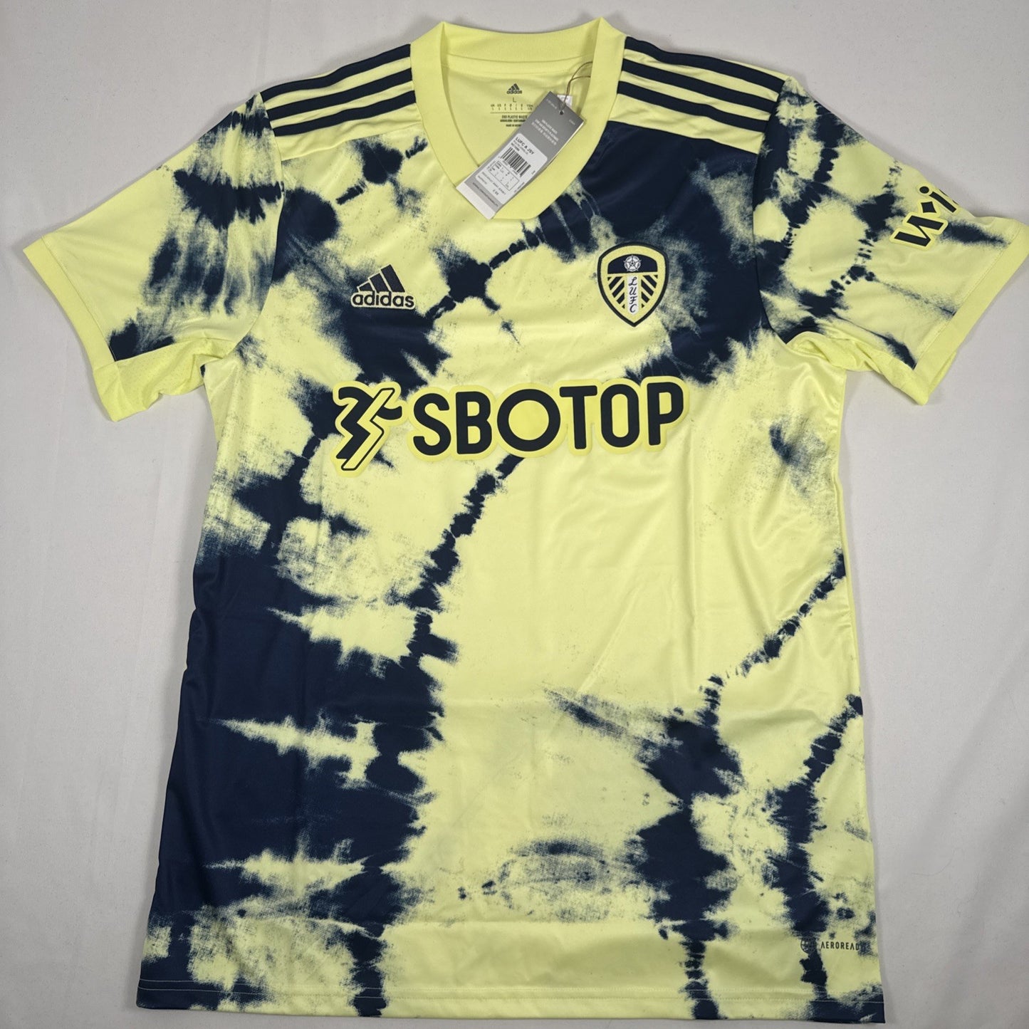 leeds united 2022 2023 away football shirt large bnwt2