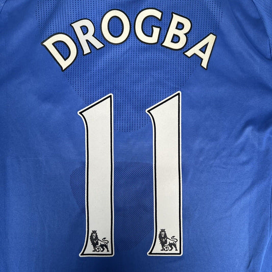 DROGBA 11 Chelsea 2010/2011 FA CUL FINAL Home Football Shirt XL - Football Shirt Kingdom